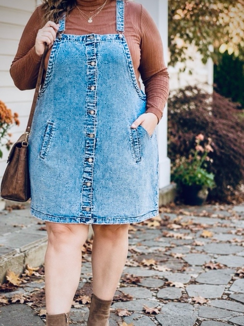 Celebrity Pink Denim Overall Mini Dress Pockets Sz XXXL Western Rodeo Season